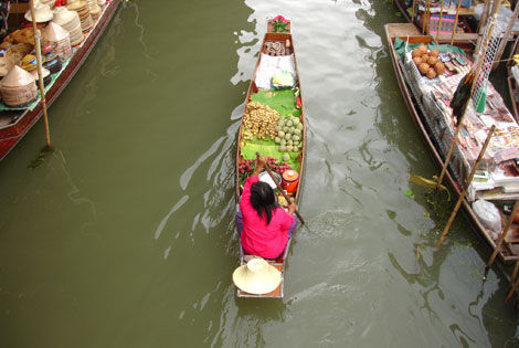 Marché flottant