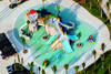 Vue aérienne piscine - BARCELO MAYA BEACH RESORT