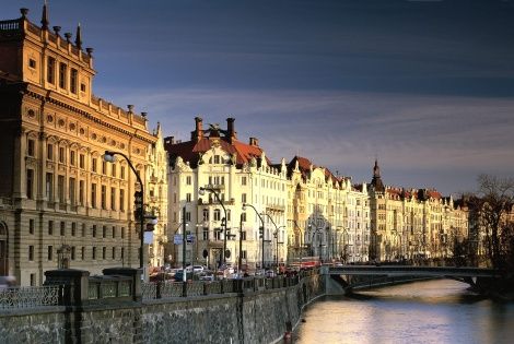 Fleuve Vltava à Prague