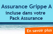 NOUVEAU: Assurance Grippe A incluse dans votre Pack assurance
